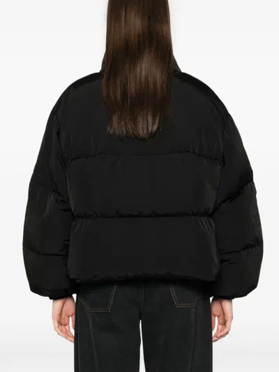 Acne Studios Jackets Padded Drawstring Hem In Black
