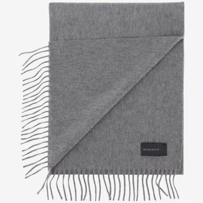 Alex Begg Cashmere Scarf In Grey