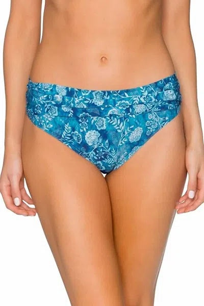 Swim Systems Aloha Banded Bottom In Ocean Mist In Blue