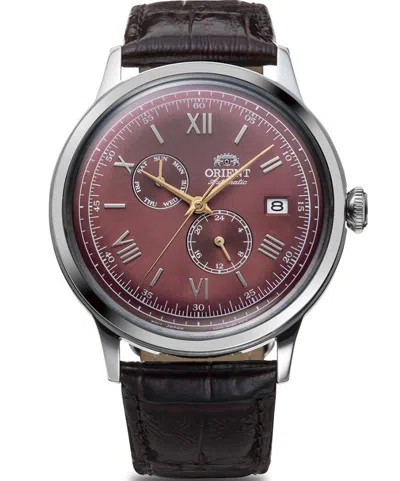 Orient Men's Bambino 41mm Automatic Watch In Red