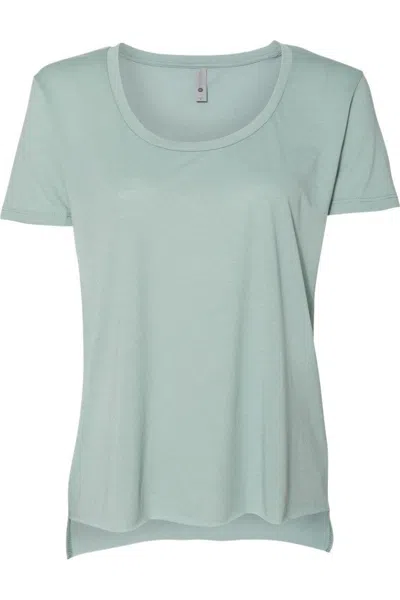 Next Level Women´s Festival Scoop Neck T-shirt In Green