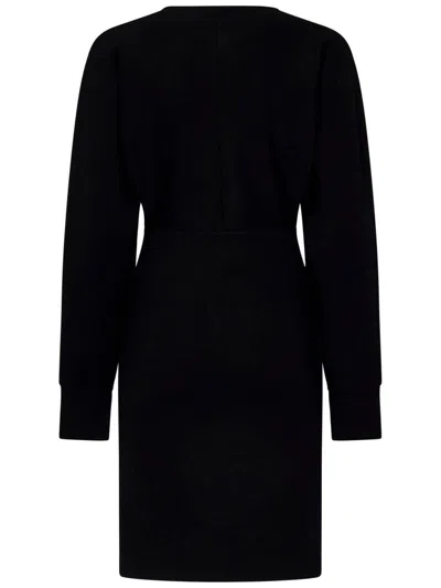 MAX MARA MAX MARA STUDIO RODI - WOOL AND VISCOSE KNIT DRESS 