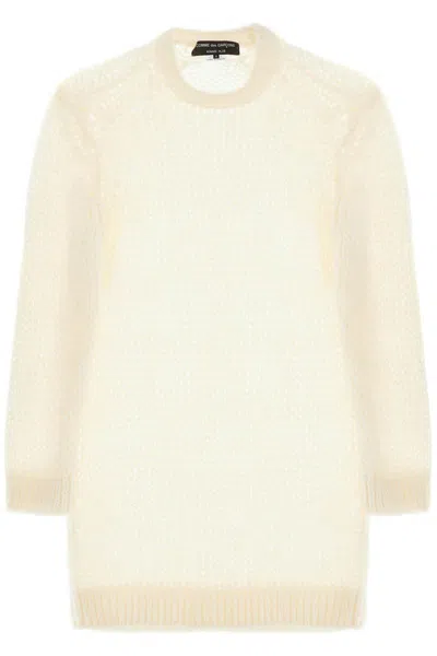 Shop Comme Des Garçons Homme Deux "oversized Moh In White