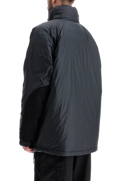 Acne Studios Lightweight Down Jacket With Patches In Black