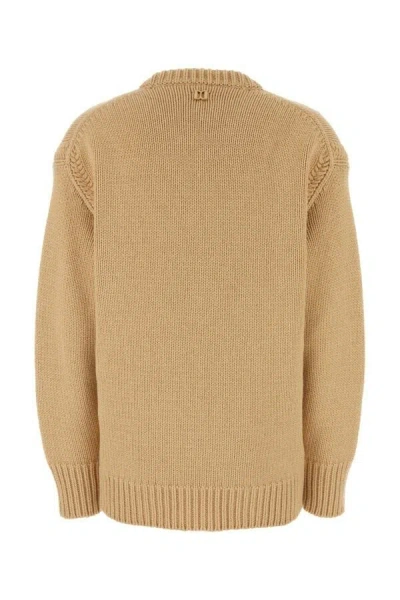 Chloé Chloe Skin Pink Cashmere Blend Oversize Sweater In Pink