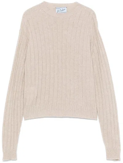 Prada Recycled-cashmere Sweater In Beige