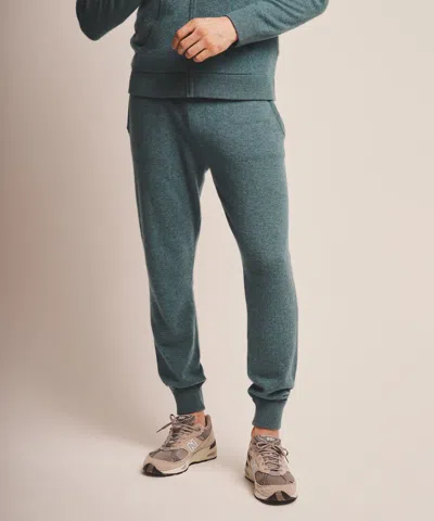Naadam Off-duty Cashmere Jogger In Heathered Jade
