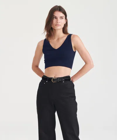 Naadam Signature Cashmere Longline Bra Top In Lavender