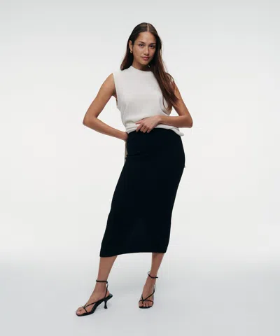 Naadam Signature Cashmere Pencil Skirt In Black
