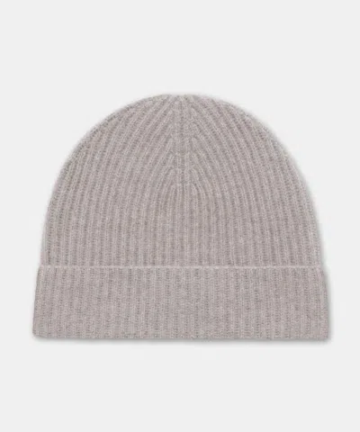Naadam Signature Cashmere Ribbed Beanie In Timber