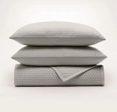 Boll & Branch Signature Textured Stitch Quilt Bundle