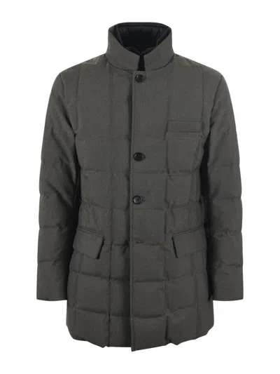 Fay Down Jacket In Green