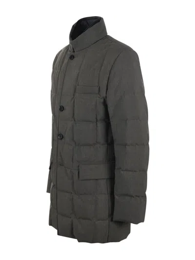 Fay Down Jacket In Green