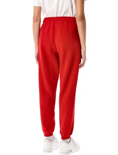 Shop Polo Ralph Lauren Fleece Athletic Trousers In Red