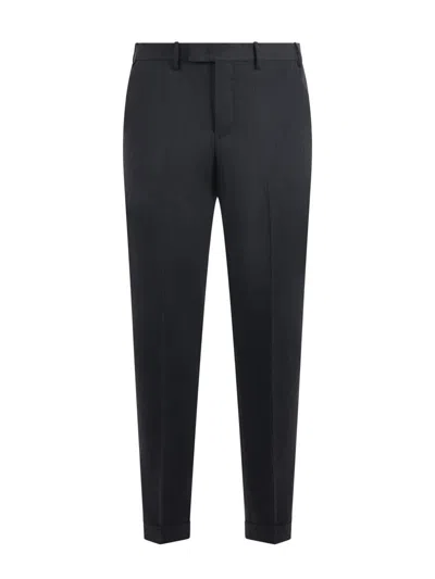 Pt01 Cotton-blend Tailored Trousers In Grey