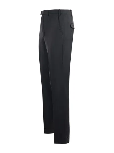 Pt01 Cotton-blend Tailored Trousers In Grey