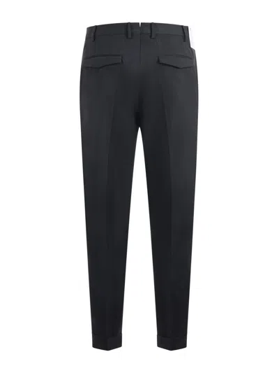 Pt01 Cotton-blend Tailored Trousers In Grey