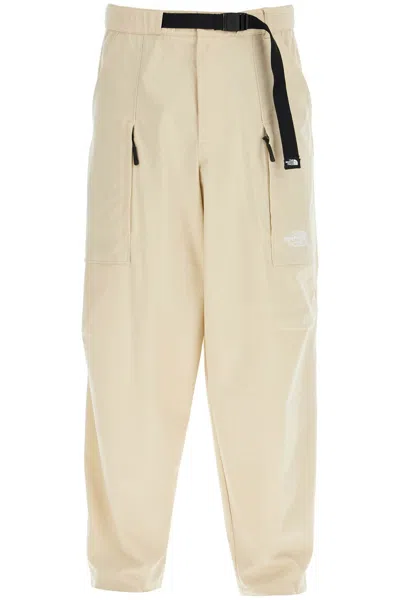 The North Face Yinka Ilori Relaxed Pant With Adjustable Belt In Beige