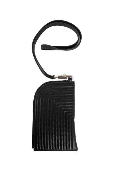 Rick Owens Unisex Black Wallets & Cardholders In Black