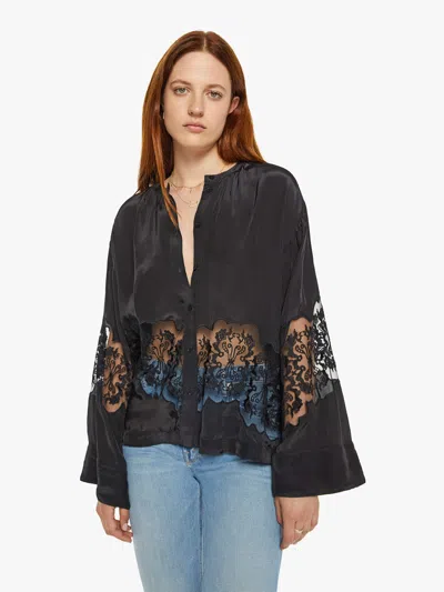 Maria Cher Remy Blouse Sweater In Black