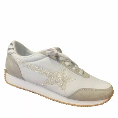 Gypsy Jazz Women's Vintage Sneakers In White In White