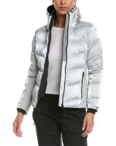 Capranea Varuna Wool-blend Jacket In Silver