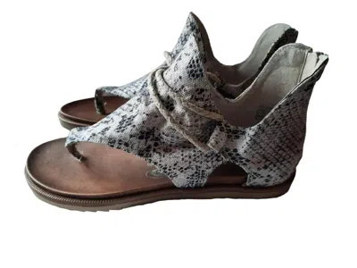 Very G Women's Sparta Sandals In Snakeskin In Multi