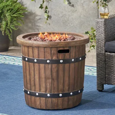 Streamdale Furniture Streamdale Embrace Outdoor Bliss With Our Concrete Fire Pit Haven