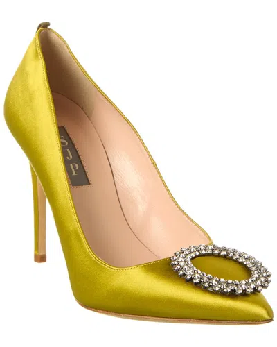 Sjp By Sarah Jessica Parker Sly 100 Satin Pump In Yellow
