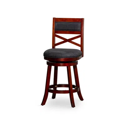 Streamdale Furniture Streamdale 30" Bar Height X-back Swivel Stool