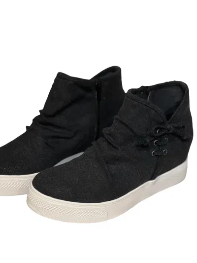 Very G Women's Angela Wedge Bootie In Black In Black