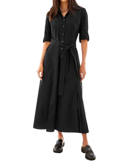 Finley Laine Maxi Dress In Weathercloth Black In Multi