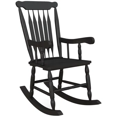 Streamdale Furniture Streamdale Premium Comfort & Style Wooden Outdoor Rocking Chair For Your Patio & Garden