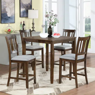 Streamdale Furniture Streamdale 5 Piece Dining Table Set
