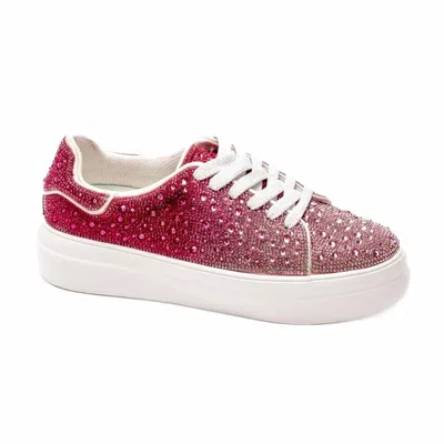 Corkys Footwear Women's Ombre Tennis Sneaker In Pink Ombre In Pink