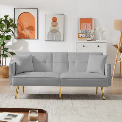 Streamdale Furniture Streamdale Velvet Sofa Bed