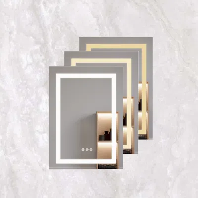 Streamdale Furniture Streamdale Led Mirror Medicine Cabinet