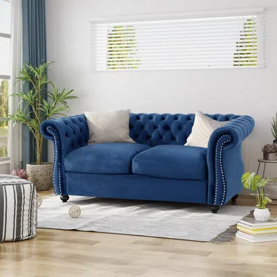 Streamdale Furniture Streamdale Modern Chesterfield Loveseat Comfort Meets Timeless Style