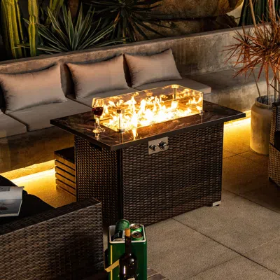 Streamdale Furniture Streamdale 44 Inch Outdoor Fire Pit Table