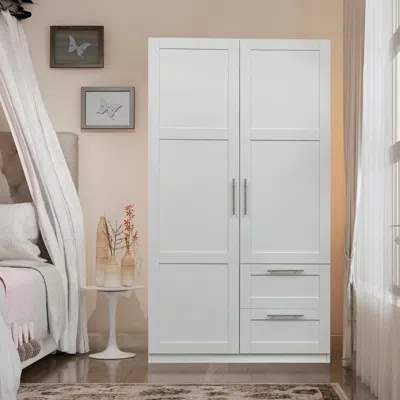 Streamdale Furniture Streamdale High Wardrobe And Kitchen Cabinet With 2 Doors