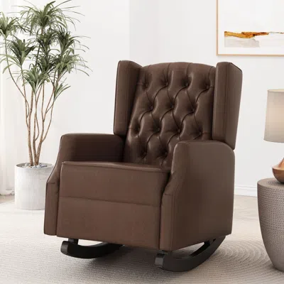 Streamdale Furniture Streamdale Corner Rocking Chair For Cozy Sleep