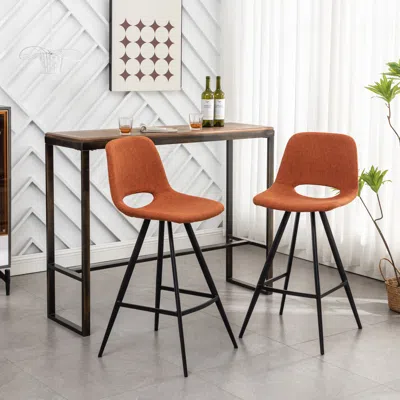 Streamdale Furniture Streamdale Fabric Kitchen 28.25" Counter Height Stools