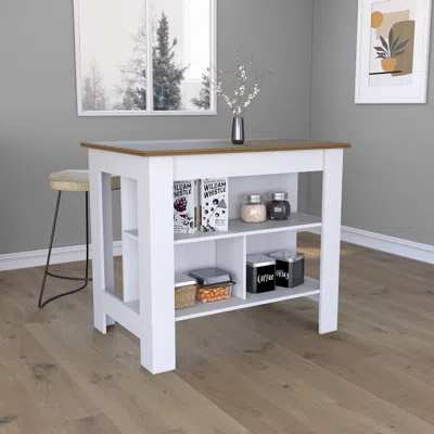 Streamdale Furniture Streamdale Spacious Kitchen Workstation With Ample Storage And Prep Room