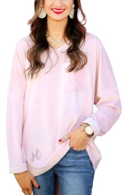 Jess Lea Blushing Over You Velvet Top In Gold