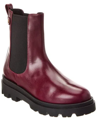 Bruno Magli Alma Leather Boot In Red