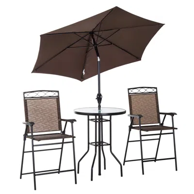 Streamdale Furniture Streamdale 4 Piece Outdoor Patio Dining Furniture Set