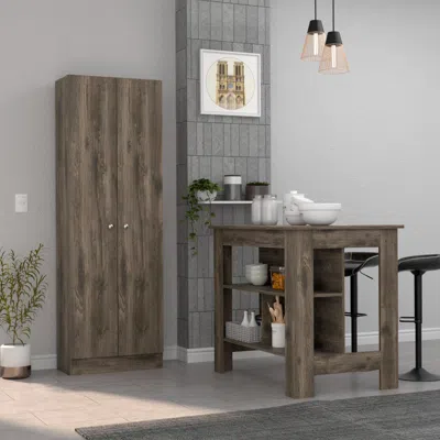 Streamdale Furniture Streamdale Brookvale 8-shelf 2-door 2-piece Kitchen Set