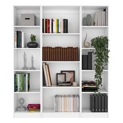 Streamdale Furniture Streamdale Torrey 3 Piece Living Room Set With 3 Bookcases