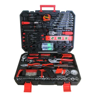 Streamdale Furniture Streamdale Black Hand Tool Box With Toolset 238 Pieces