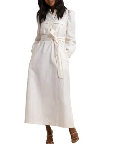 Southern Tide Klara Maxi Dress In Sand White In Multi